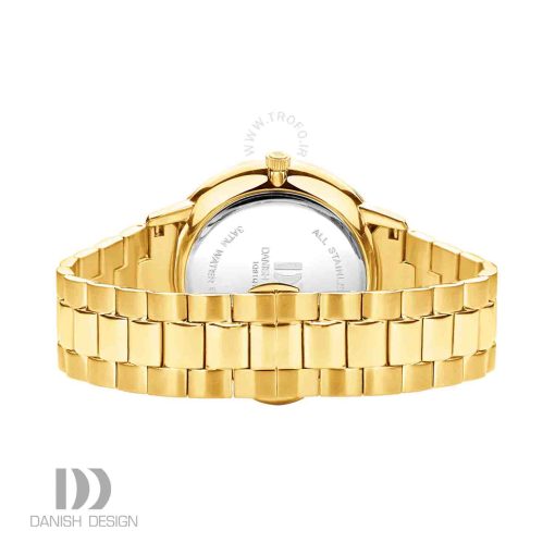 ساعت مچی عقربه ای مردانه دنیش دیزاین (Danish design) مدل IQ91Q1267 Akilia Day/Date Gold Link